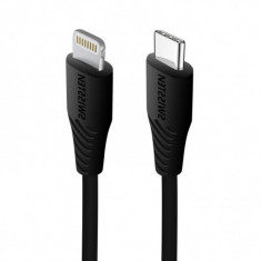 Cablu Date Usb C-Lightning Swissten 0.4m Negru foto