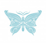 Cumpara ieftin Sticker decorativ Fluture, Albastru, 60 cm, 1151ST-6, Oem