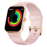 Cumpara ieftin Smartwatch Blackview R3 Max Gold, TFT 1.69 Touch screen, Temperatura corporala, Ritm cardiac, Oxigen SpO2, Contor calorii, IP68, 230mAh