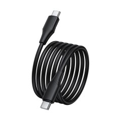 Cablu USB-C la USB-C HOCO X124 60W 3A 1m , silicon flexibil, negru