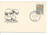 Carte postala-Carton filateic-20 de ani de producere a ciupercilor- ARAD 1991, Circulata, Printata