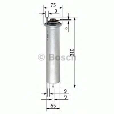 Filtru combustibil BMW Seria 5 (E39) (1995 - 2003) BOSCH 0 450 905 960