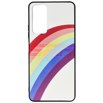 Toc TPU Colours Huawei P smart 2021 Rainbow foto