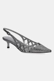 Steve Madden pantofi cu toc Kalico culoarea argintiu, 11004973