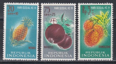 Indonezia 1961 - Fructe, MNH foto
