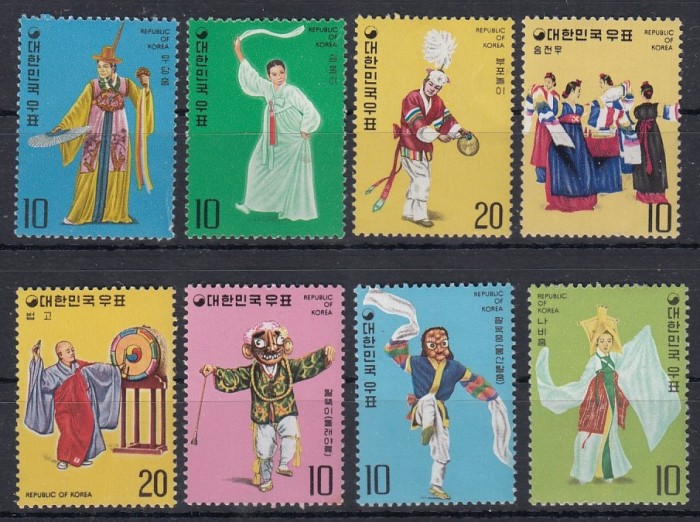Corea de Sud - COSTUME,MASTI - MNH