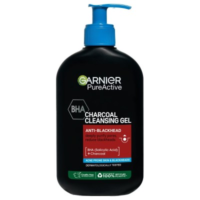 Gel de curatare cu carbune Pure Active, 250ml, Garnier foto