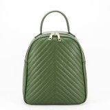 Rucsac din piele naturala 8955 121 Kaki