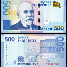 ALBANIA █ bancnota █ 500 Leke █ 2020 (2022) █ UNC █ necirculata