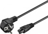 Cablu de alimentare notebook Schuko la IEC C5 1m, KPSPT1, Oem