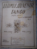 Partitură veche ULTIMUL SOUVENIR - tango