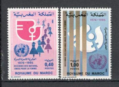 Maroc.1980 Decada femeii la ONU MM.91 foto
