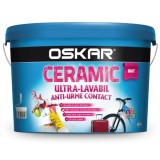 Vopsea Ultralavabila Oskar ceramic mat alba 8.5 L
