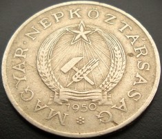 Moneda 2 FORINTI - UNGARIA / RP UNGARA, anul 1950 * cod 67