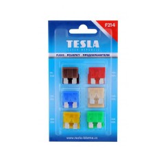 Set 12 sigurante fuzibile Tesla, ATO, 5A, 7,5A,10A, 15A, 20A, 25A, 30A, 40A