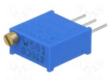 Poten&Aring;&pound;iometru BOURNS 500&Icirc;&copy; 500mW THT &Acirc;&plusmn;10%