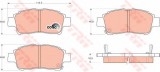 Set placute frana,frana disc TOYOTA YARIS (P1) (1999 - 2005) TRW GDB3218