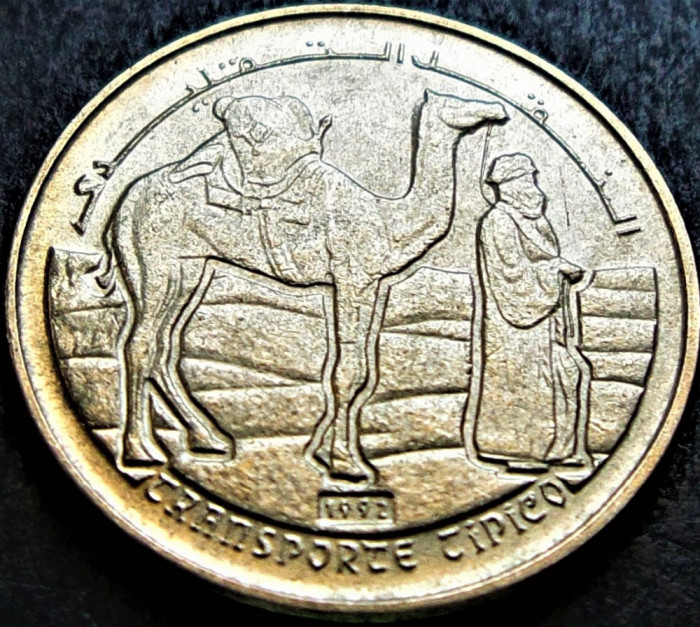 Moneda exotica 5 PESETAS - R. D. SAHARAWI, anul 1992 * cod 690 B = UNC
