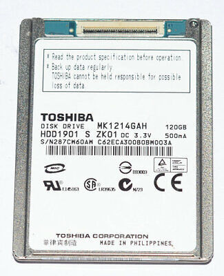 HDD Toshiba MK1214GAH 1.8&amp;Prime; 120 GB foto