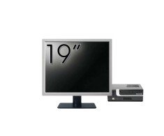 Pachet Calculator Second Hand Terra Mini PC, Intel Core i3-7100 3.90GHz, 8GB DDR4, 256GB SSD + Monitor 19&amp;quot; NewTechnology Media