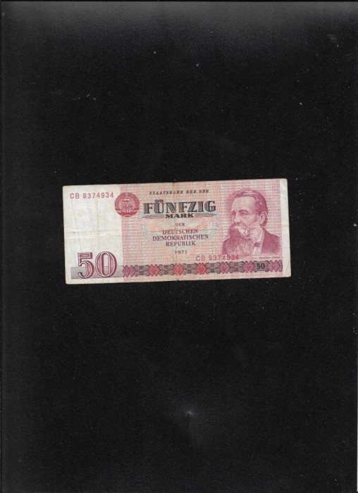 Germania DDR RDG 50 mark marci 1971 seria9374934