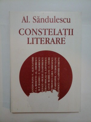 CONSTELATII LITERARE - AL. SANDULESCU foto