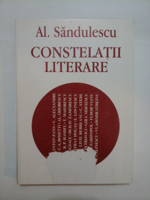 CONSTELATII LITERARE - AL. SANDULESCU