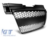 Grilaj mat negru tip RS potrivit pentru Audi TT coupe, cabrio 2006-2014 Performance AutoTuning