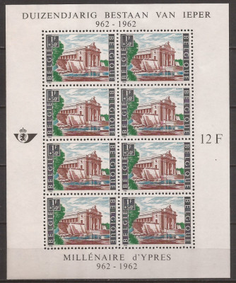 BELGIA 1962 ANIVERSARI ( bloc dantelat ) MNH foto