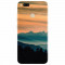 Husa silicon pentru Xiaomi Mi A1, Blue Mountains Orange Clouds Sunset Landscape