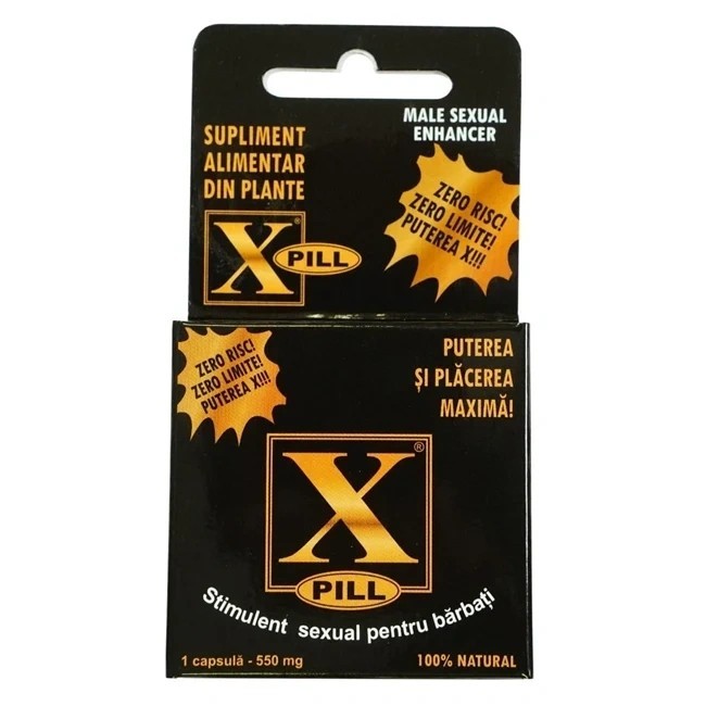 X-Pill 1 capsula - Stimulent sexual pentru barbati