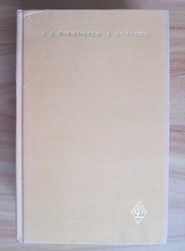I.I. Mironescu - Scrieri