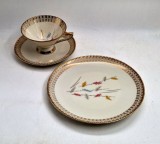 trio ceai cafea mic dejun vintage WINTERLING 3 bc set portelan anii &#039; 60 mid century modern