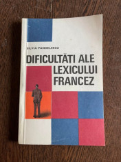 Silvia Pandelescu Dificultati ale lexicului francez foto