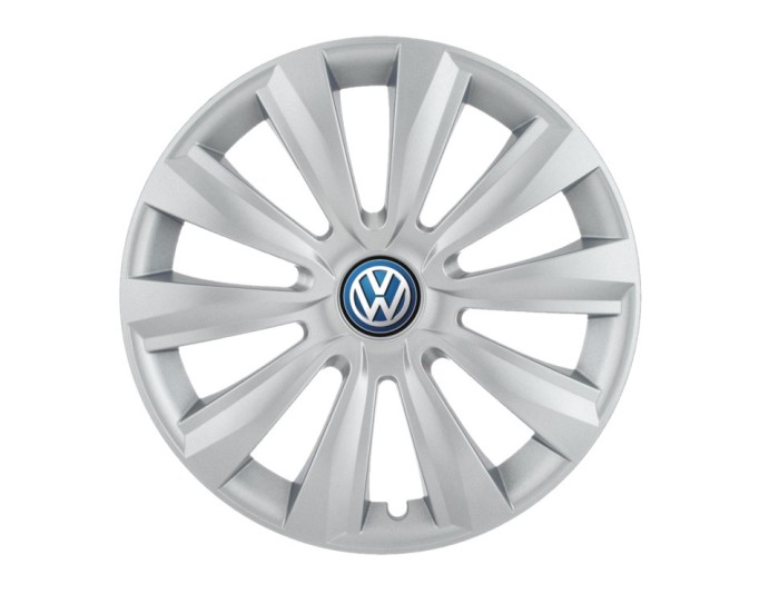 Set 4 capace roti Delta cromat R15 pentru gama auto Volkswagen