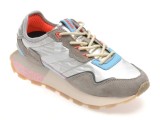Pantofi sport GRYXX argintii, 40061W, din material textil