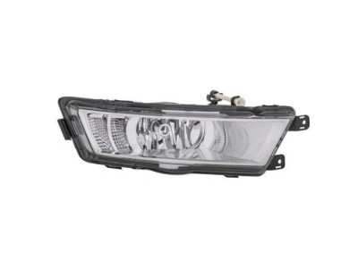 Proiector ceata cu lumini de zi SKODA RAPID (NH), 10.2012-, partea Dreapta, ZKW, tip bec H8+LED; argintiu; foto