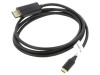 Cablu adaptor DisplayPort USB 1,8m negru