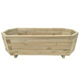 Cumpara ieftin Strat &icirc;nălțat de grădină, 80 x 32 x 31 cm, lemn de pin tratat
