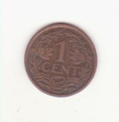 Olanda 1 cent 1918 -Wilhelmina
