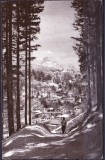 AMS - ILUSTRATA 917 SINAIA - VEDRE DE PE PISCUL CIINELUI, 1965, CIRCULATA
