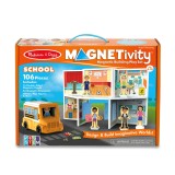 Set magnetic de joaca La Scoala - Melissa Doug, Melissa &amp; Doug