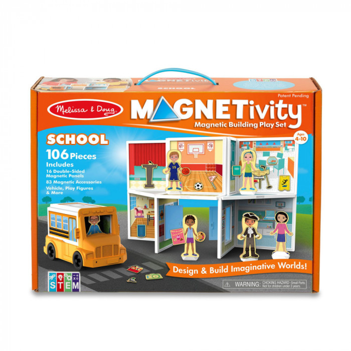 Set magnetic de joaca La Scoala - Melissa Doug