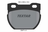 Set placute frana TEXTAR 2347101