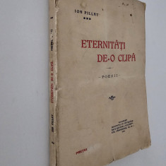Carte veche 1914 Ion Pillat Eternitati de-o clipa Poezii