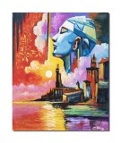 Cumpara ieftin Tablou modern pictat manual, Memorii, 50x40cm ulei pe panza, Constantin Feraru