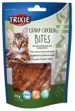 Cumpara ieftin Recompense Fasii Pisica cu Pui si Catnip 50 g 42742, Trixie