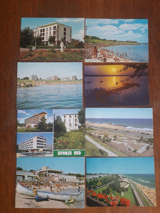 Lot 17 carti postale vintage cu Statiunea Eforie Sud / CP1