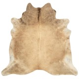 Cumpara ieftin Covor din piele de vaca naturala, bej, 150 x 170 cm