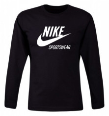 Bluza barbateasca neagra Nike Sportwear COD B582 foto